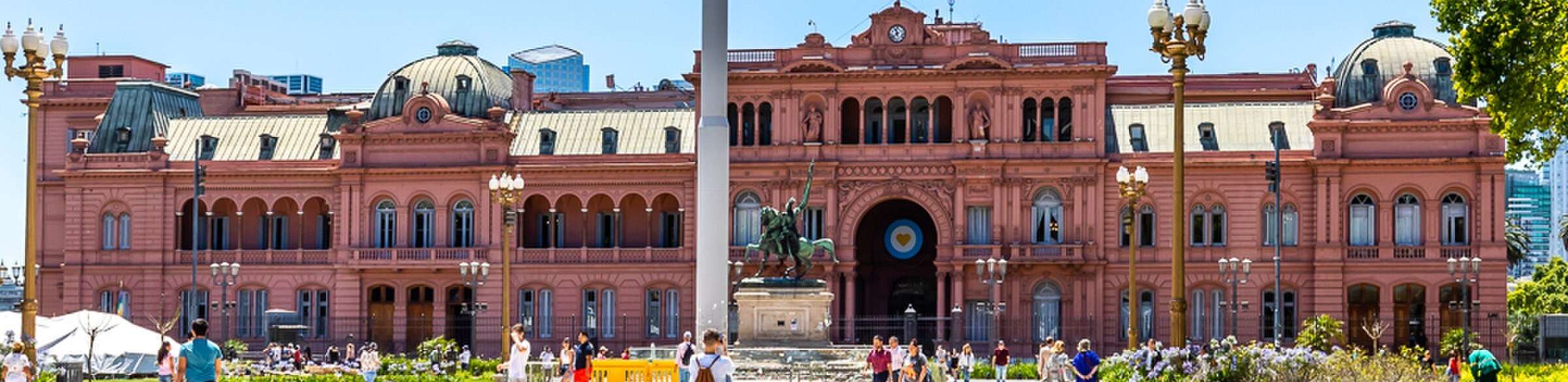 The Casa Rosada on the Plaza de Mayo in Buenos Aires